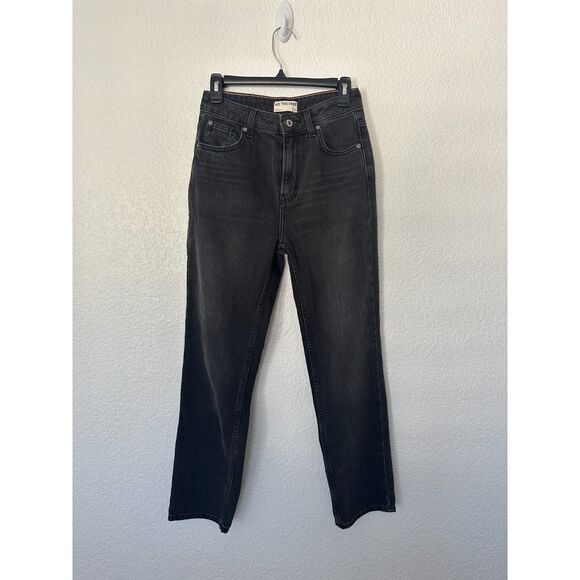 We The Free The Pacifica High Rise Slim Straight Leg Jeans Black Sz 26 - Picture 2 of 10